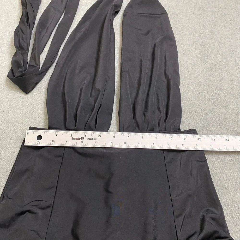COCOSHIP Retro One Piece Backless Swimsuit High Waisted Tie back Size 6 Medium - Picture 9 of 12
